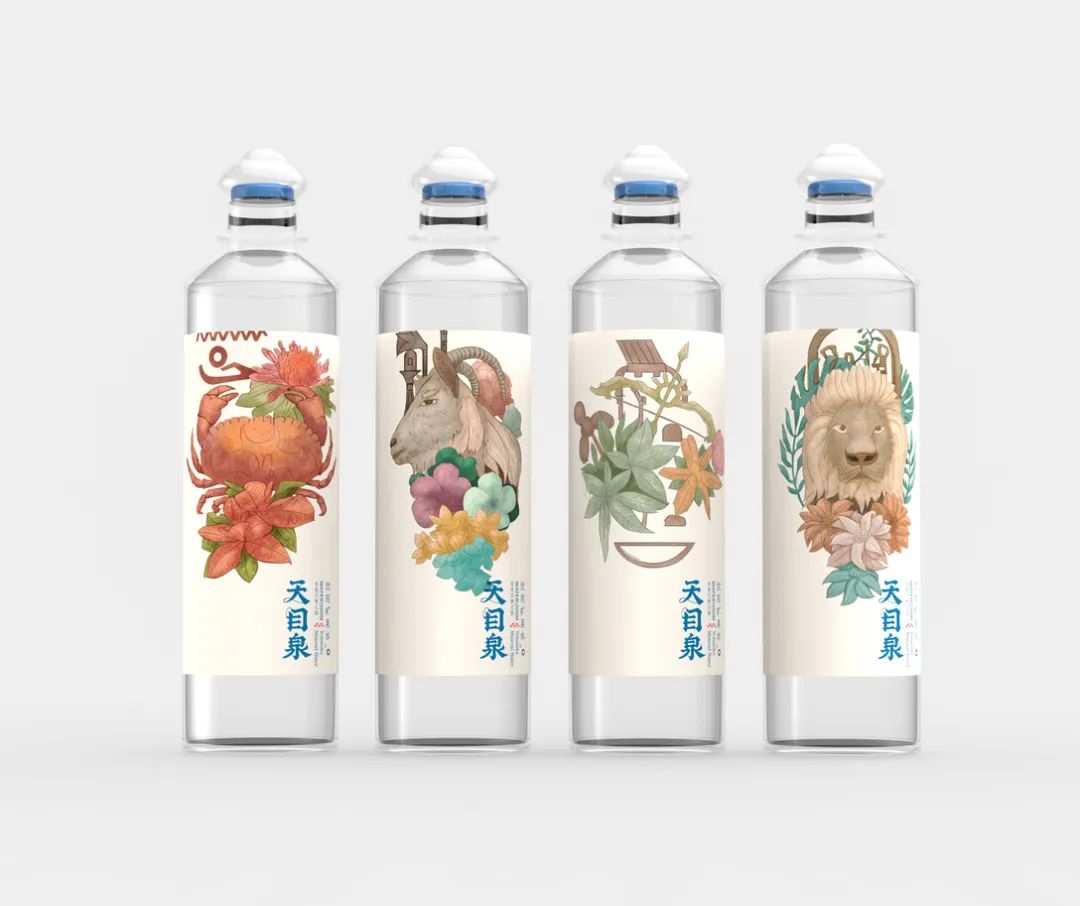 除了农夫山泉,这些矿泉水的包装设计也是艺术品呀!