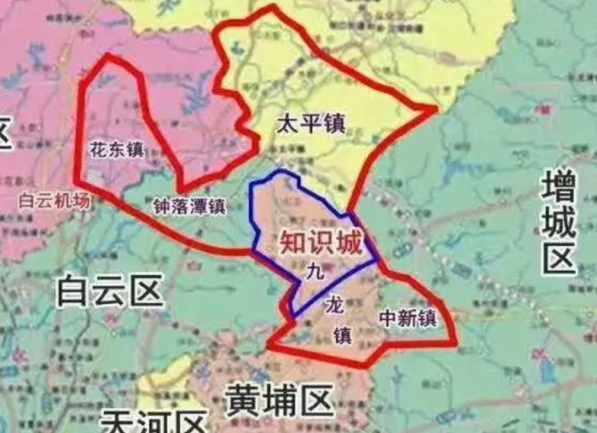 重磅广州正筹建第12个政区知识城区中新镇要被划出增城