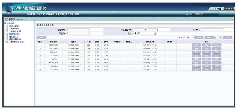 wms系统/wcs系统/mes系统