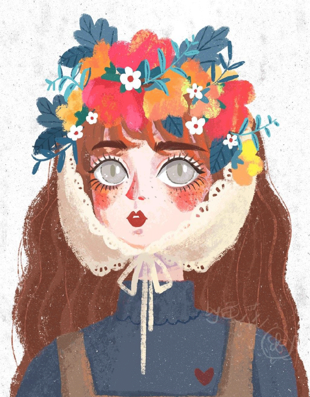 鱼花老师的部分小仙女插画作品欣赏