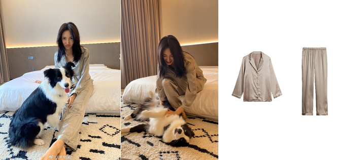 王紫璇身穿intimissimi cotton knitwear 系列cmd12o pdc12a