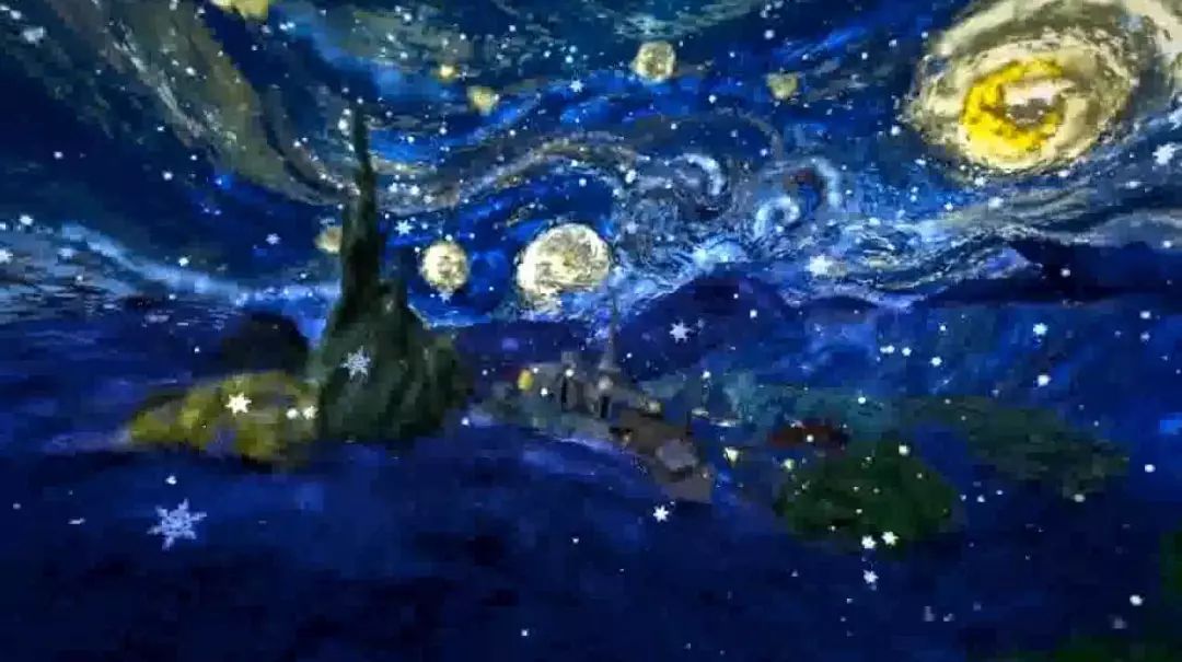 数字艺术家用虚拟现实让梵高的《星空》炫起来