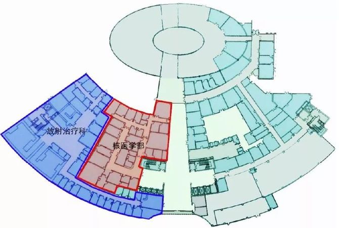 中国核医学发祥地西京医院医技科室的布局方式及流线组织设计方案公开