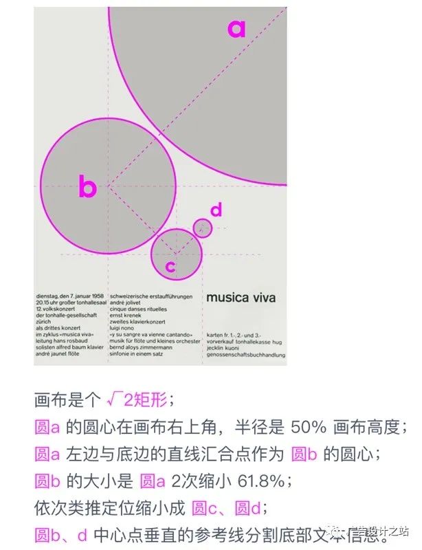 想要设计平面设计,上下入门知识有哪些?基础分割式版式学习图片