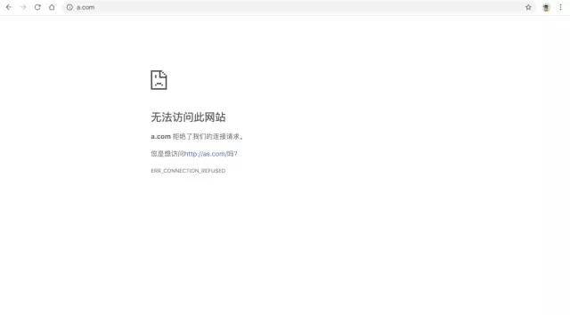 为什么会          无法访问此网站        呢?