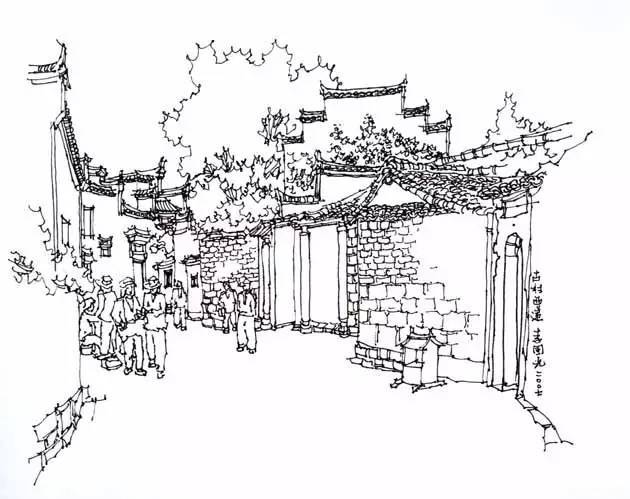 西遞村現存明,清古民居124幢,祠堂3幢,包括凌雲閣,刺史牌樓,瑞玉庭