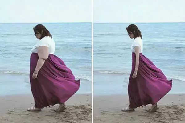 200斤肥妞p成90斤网红比整容更可怕的是ps照骗