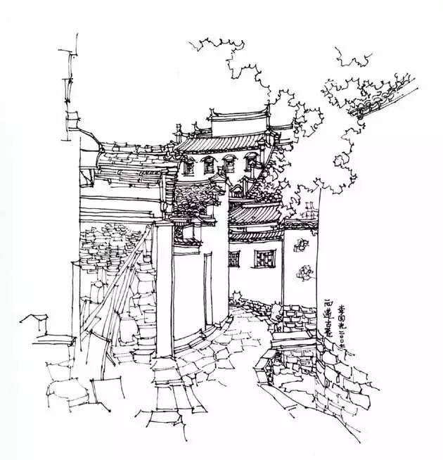 西遞村現存明,清古民居124幢,祠堂3幢,包括凌雲閣,刺史牌樓,瑞玉庭