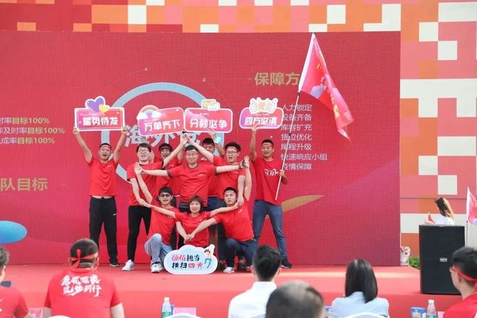 新知达人, 百万物流人誓师，迎战高峰期：顺丰、菜鸟、众邮、极兔、天地华宇、日日顺、德邦、安得……