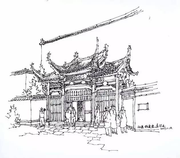 西遞村現存明,清古民居124幢,祠堂3幢,包括凌雲閣,刺史牌樓,瑞玉庭