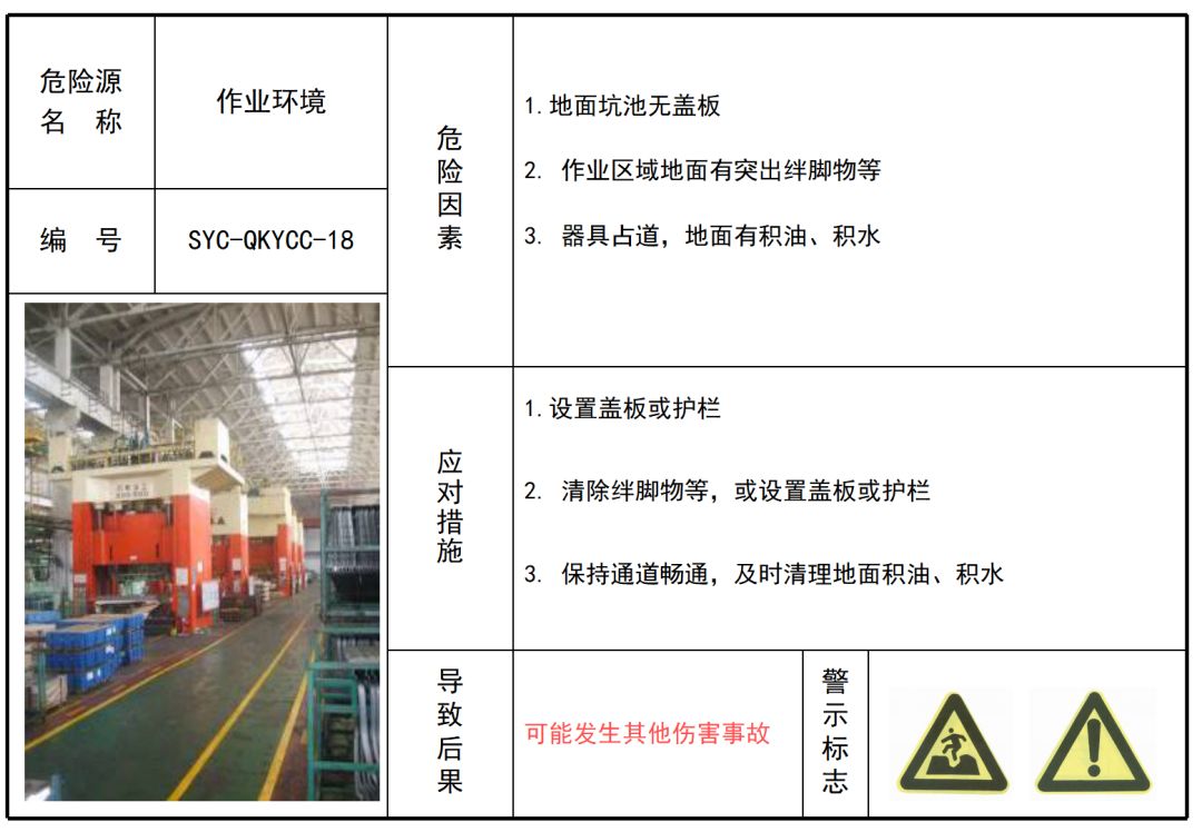 冲压车间危险源汇总,冲压厂务必重视