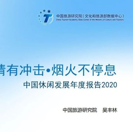 2020年中国休闲发展年度报告-中国旅游研究院