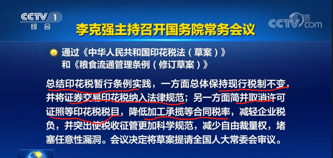 新知达人, 印花税,要变了!