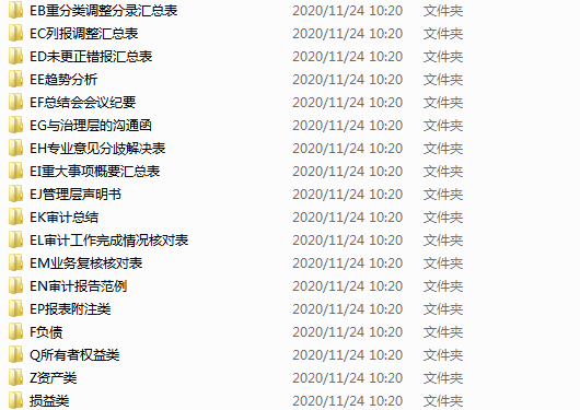 行研领军者, 四大、八大会计所全套审计底稿