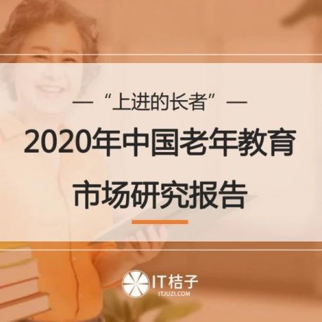 2020年中国老年教育市场研究报告
