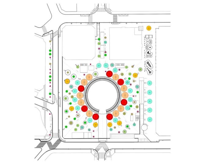 新知达人, 景观改造 | Indautxu广场景观
