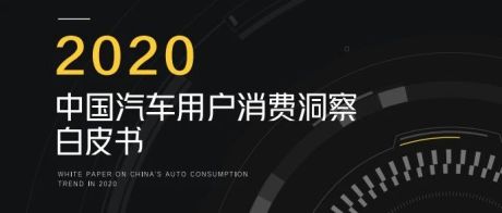2020年中国汽车用户消费洞察白皮书