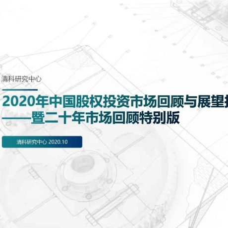 2020年中国股权投资市场回顾与展望报告