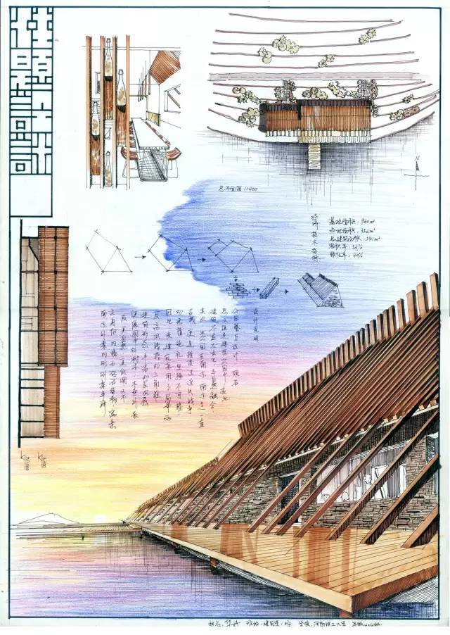 建築快題設計優秀案例(四)_建築手繪-商業新知