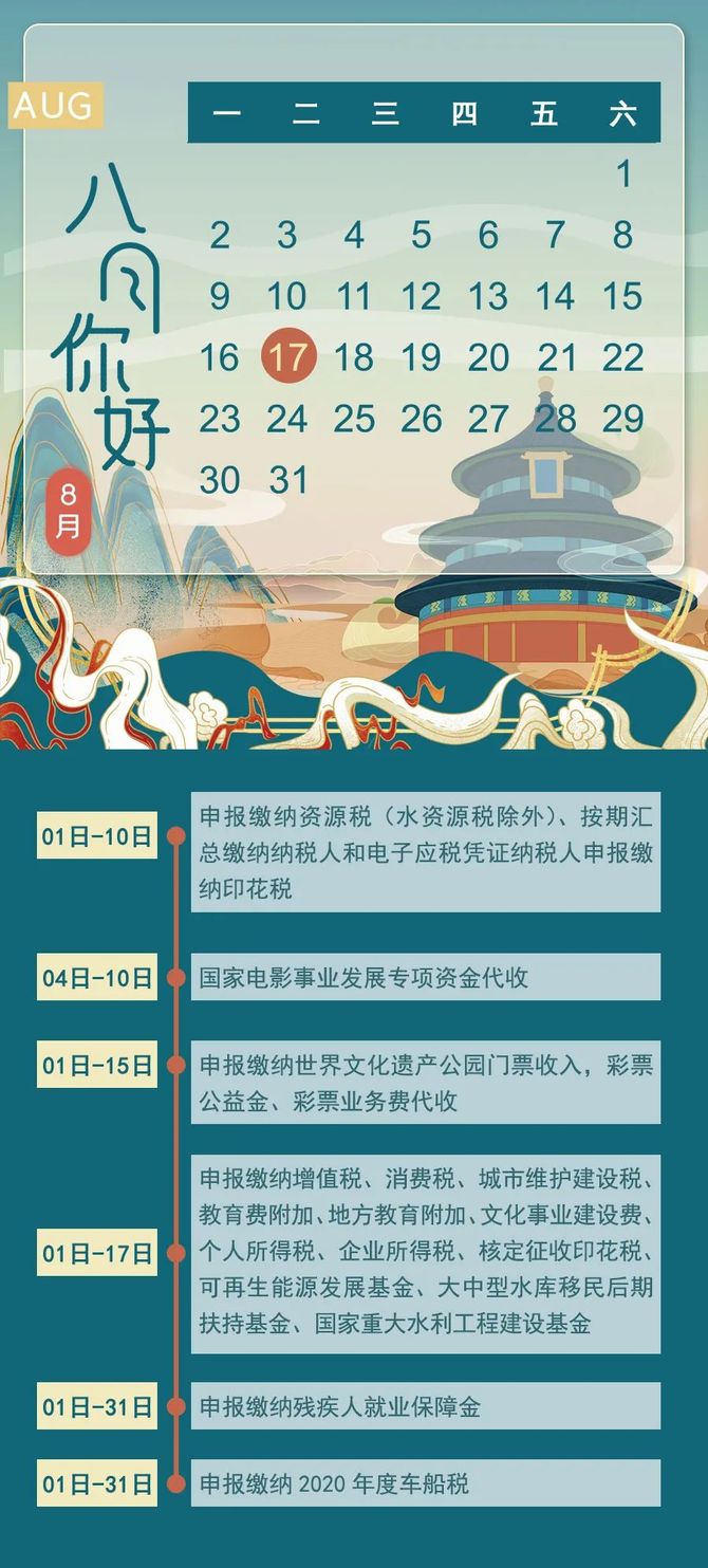 新知达人, 8月小规模纳税人这样清卡!