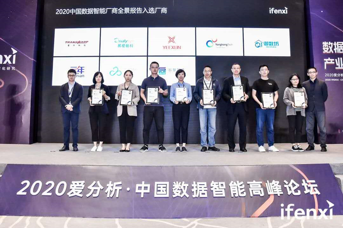 新知图谱, 御数坊入选2020爱分析数据智能厂商全景报告