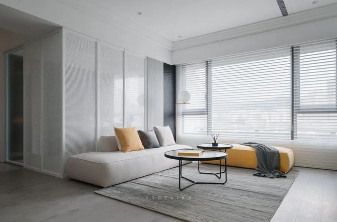 110㎡"性冷淡"风,端庄而又闲适!_装修也疯狂-商业新知