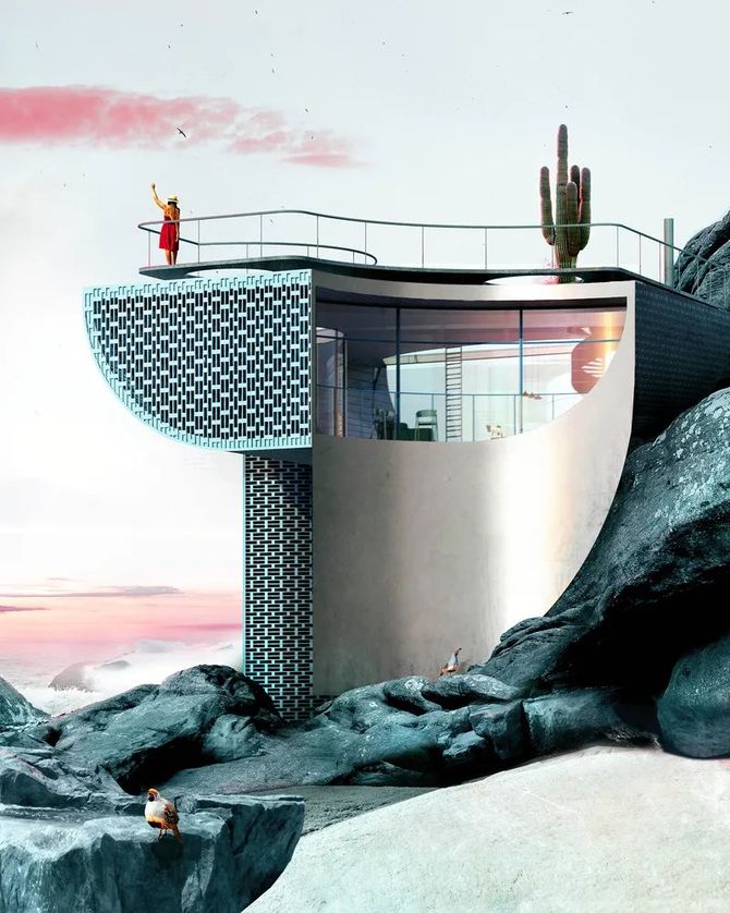 充满未来感的概念住宅让人心驰神往