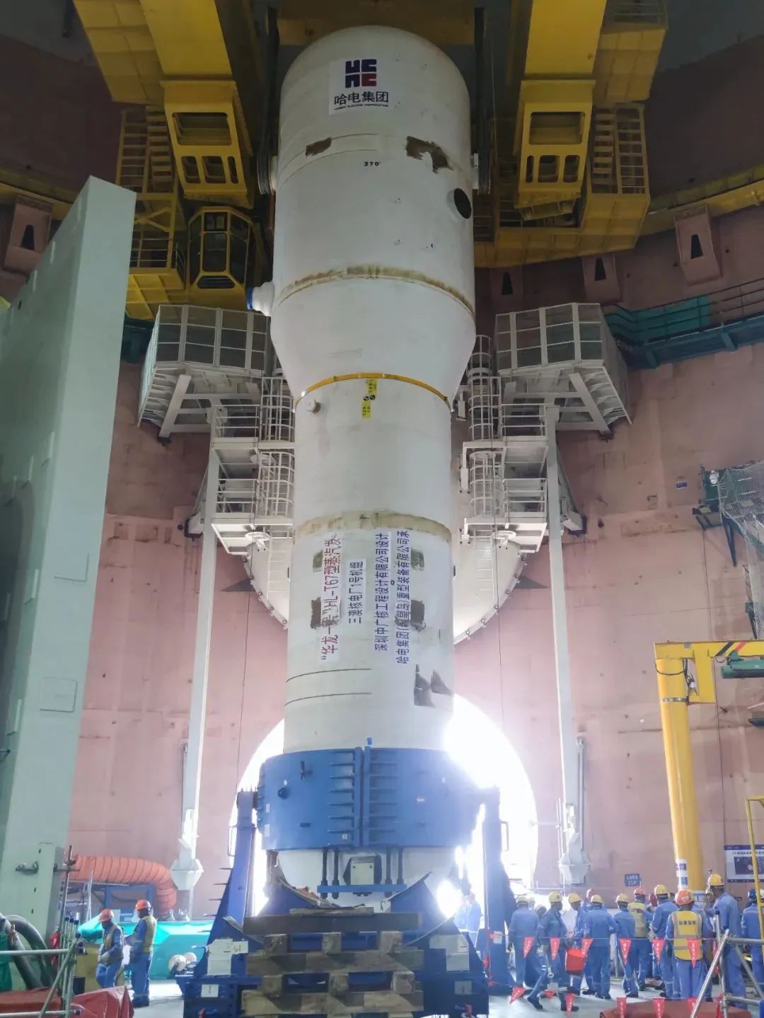 中广核三澳核电1号机组三台蒸汽发生器全部安装就位_中国核网商业新知