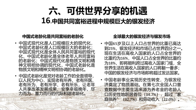 小马财经厅, 林毅夫最新演讲：新结构经济学关于中国式老龄化的18个新见解