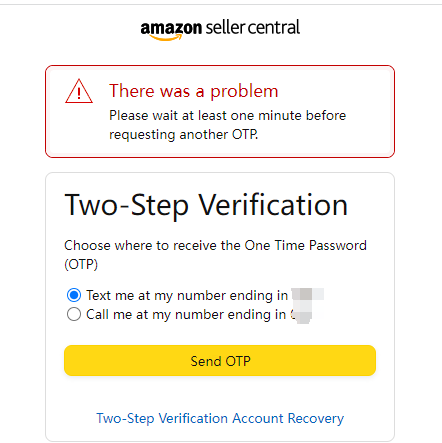 亚马逊账户登录时收不到验证码怎么解决