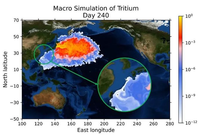 太空与网络, 核污水≠核废水, 专家预测八个月到达中国