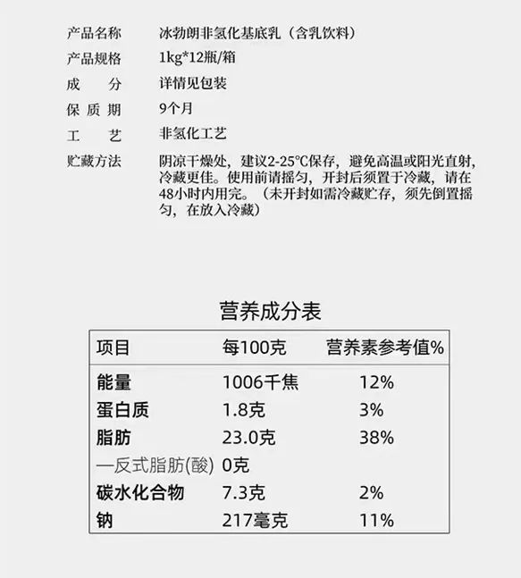 TOP餐谋, ​配料“公示”之后，我没法淡定喝奶茶了
