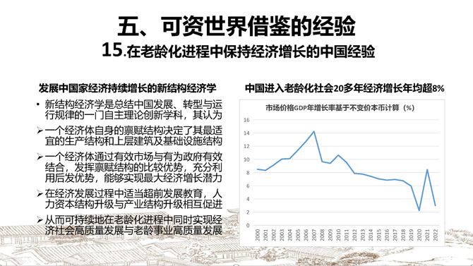 小马财经厅, 林毅夫最新演讲：新结构经济学关于中国式老龄化的18个新见解