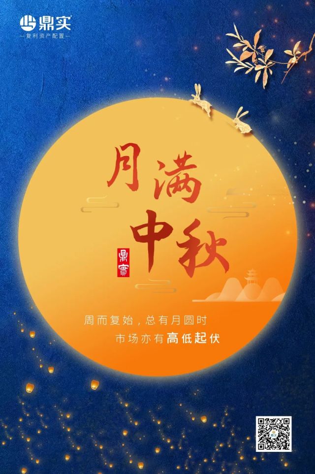 周而复始，总有月圆时 | 鼎实祝大家中秋节快乐！