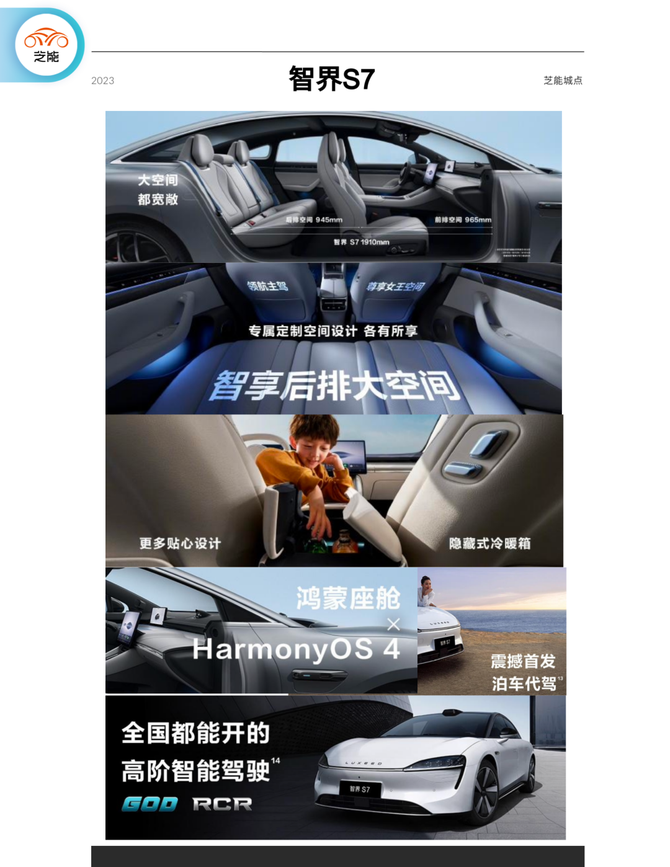 芝能汽车, 智界S7：华为智慧出行新战略