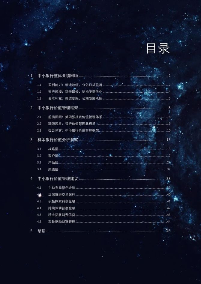 数据观, 闪耀的北极星——从第四张报表，再观中小银行转型之路