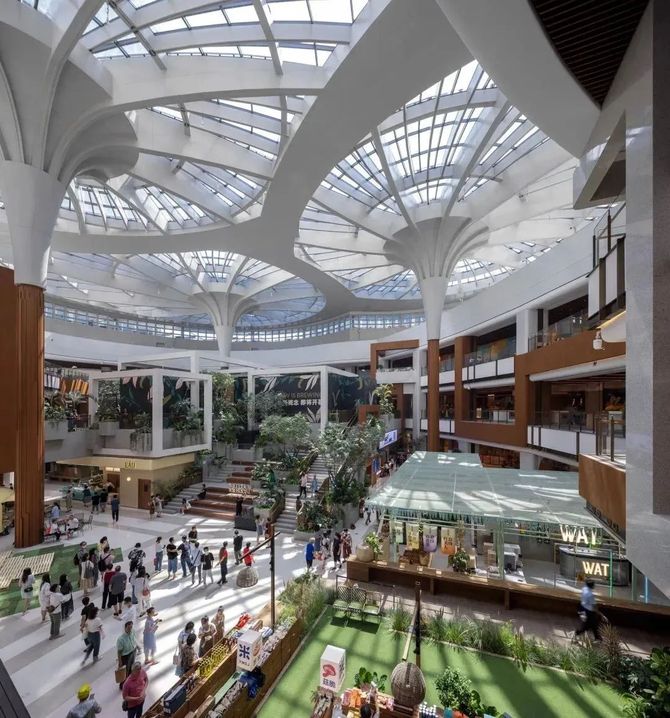 商业地产号, 指南 | 中庭,公区,玻墙比…高人气购物中心规划设计的