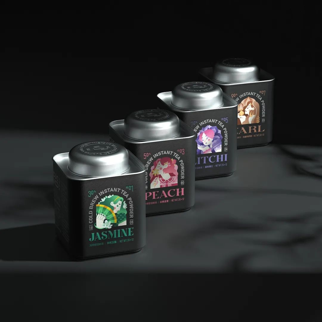 茶咖又是什么新鲜组合这些茶咖的包装设计调性十足