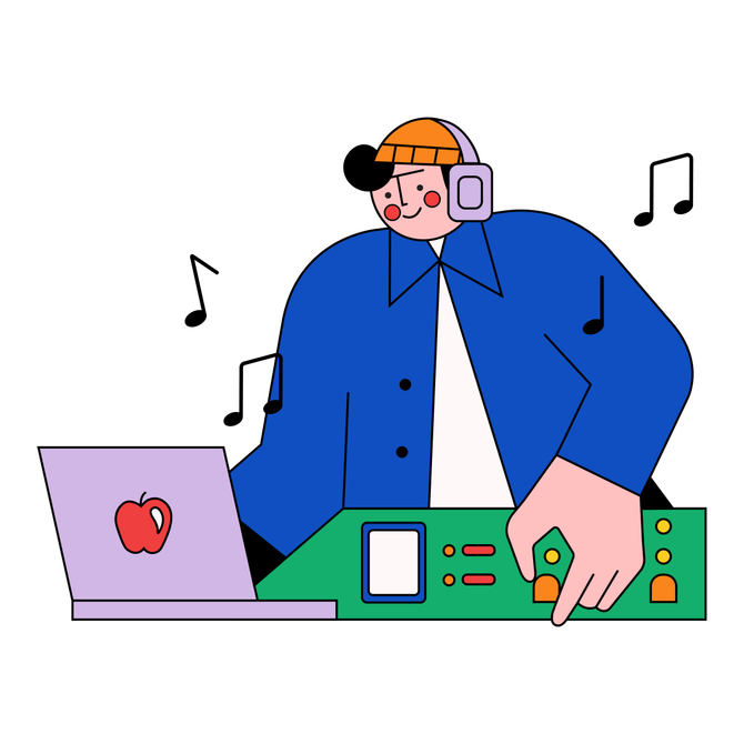 忘吃药的晓公子, 『ppt素材』 多角色趣味插图