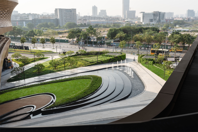 形式丰富的广场景观设计