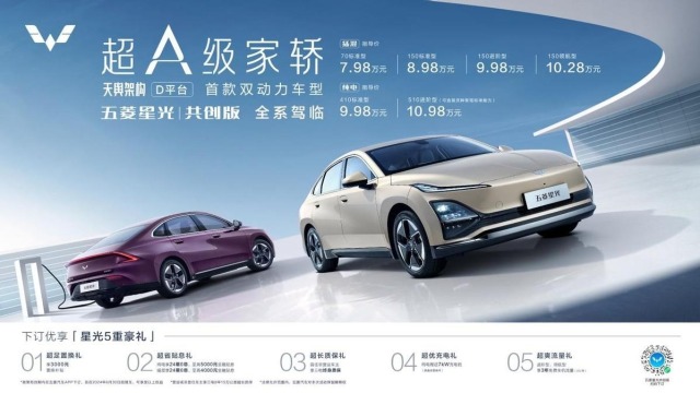 北京车展：五菱星光共创版双车上市7.98万起售