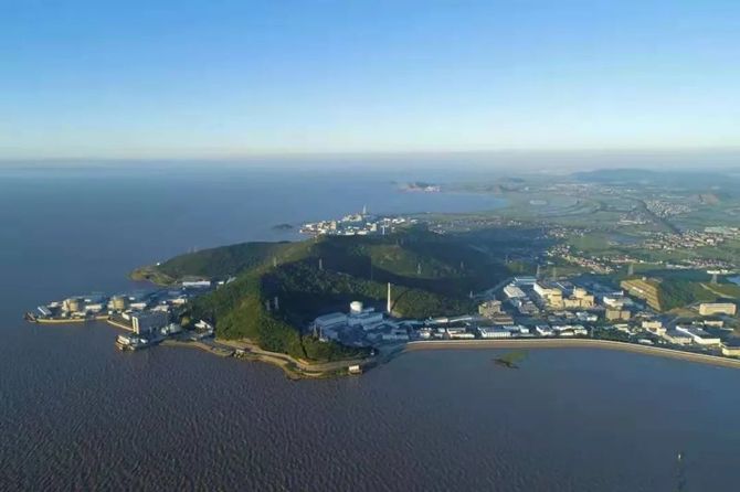  秦山核電基地外景