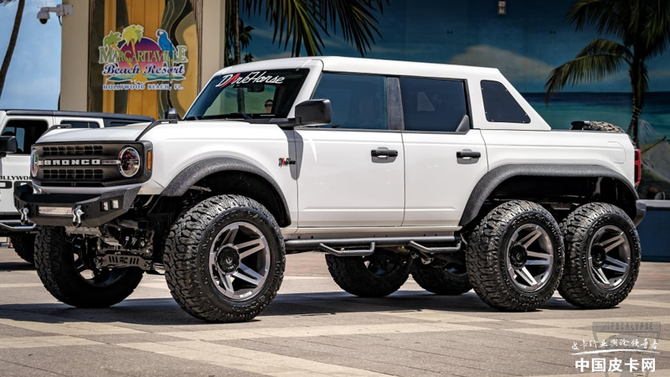 城市suv變身越野悍將福特bronco6x6改裝皮卡亮相