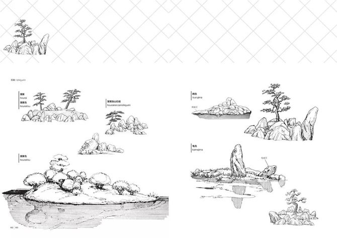 日本枯山水,山水独特的诠释,          采用独特的方式,来营造