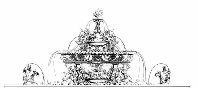 景观喷泉不知道怎么画?看这篇文章就够了!|景观手绘照片改绘 no.