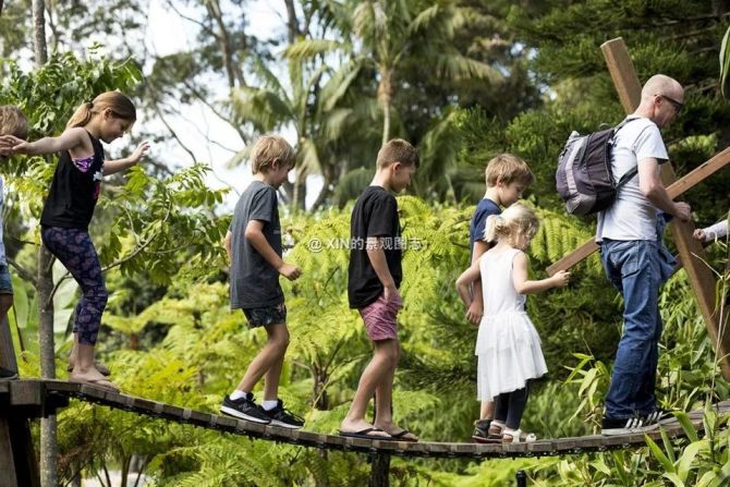 新知达人, 如何用自然搭建一座儿童野趣公园？ | 景观案例100例 | 儿童类：伊恩波特儿童野趣游乐公园