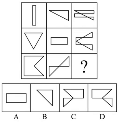行測33道判斷推理圖形推理題庫8