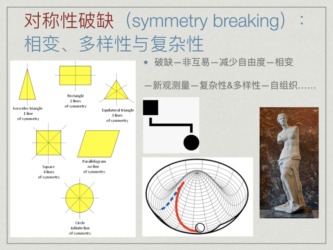 新知达人, 对称性破缺与涌现——复杂科学与艺术之间的共鸣