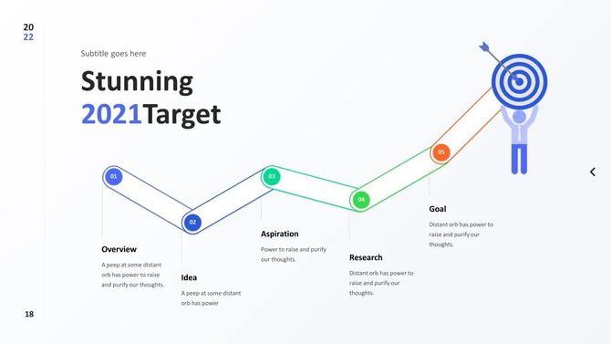 20張目標信息圖示ppt版式免費領取