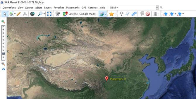 該應用可以瀏覽與下載主流網絡地圖,包括google地圖,google地球,bing